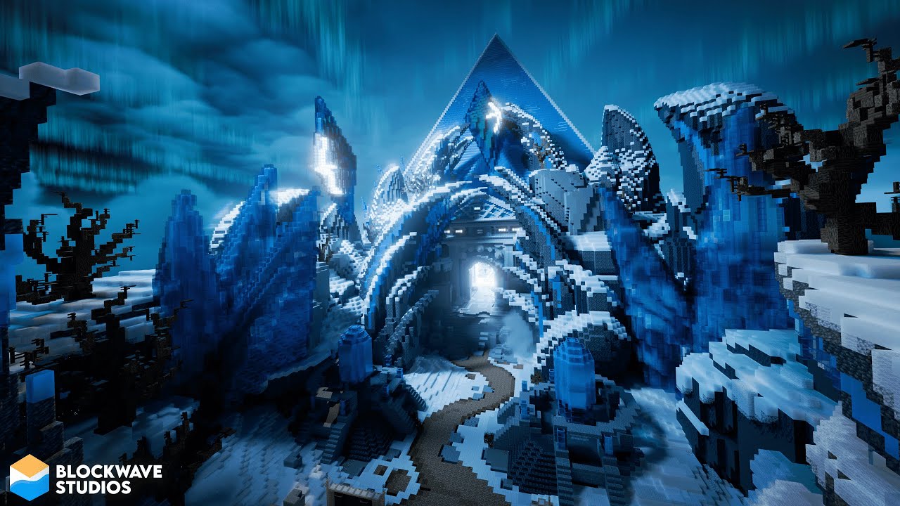 Minecraft Build | Ice Pyramid Dungeon - Preview