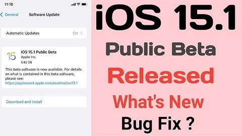 iOS 15.1 Public Beta Released / What’s New / Bug Fix / Network Problem Solv ?