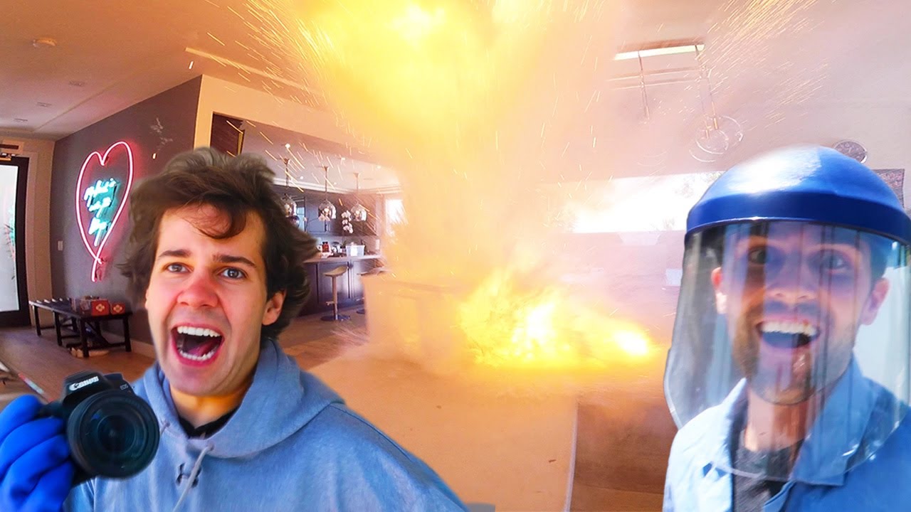 Catching David Dobrik's House On Fire!
