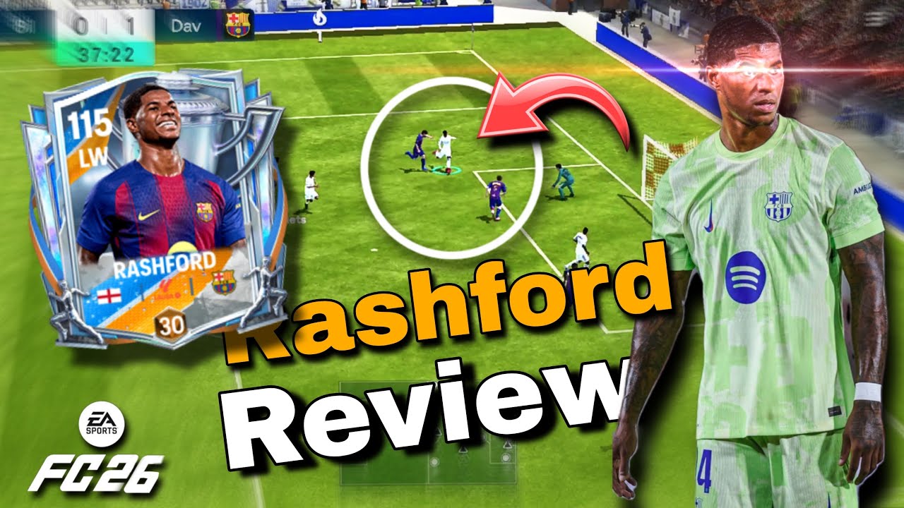 Marcus Rashford Speed Marcus Rashford 115 OVR Card Gameplay – Unstoppable Speed & Goals! ⚽ ...
