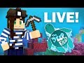 LIVE - Building My Coral Base | The Deep End SMP