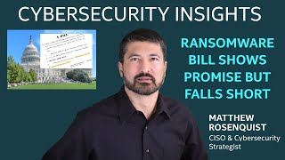 New Ransomware Bill Shows Promise But is Undermined by a Limited Scope