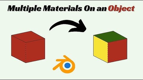 How to Add Multiple Materials to an Object in Blender (Quick & Easy!)| Beginner Guide|Blender Basics