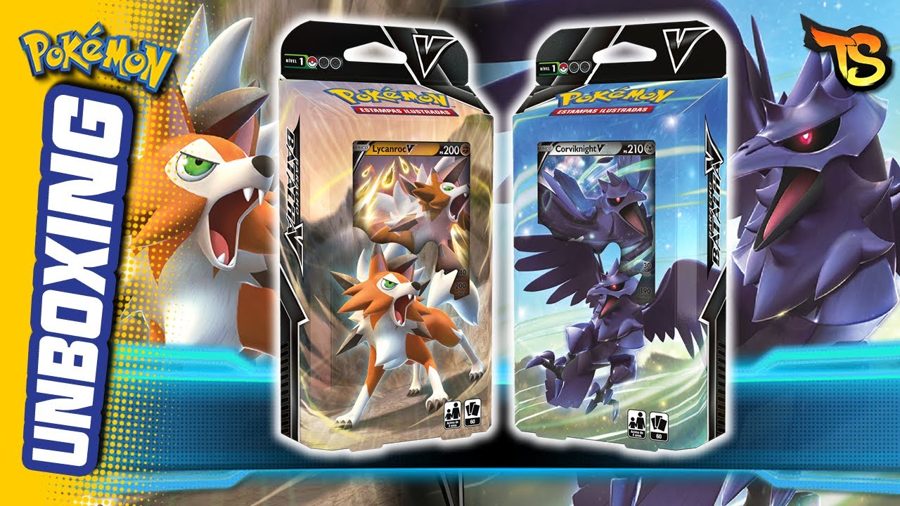 Cartas Pokémon Baralho Batalha V Deck Lycanroc V Copag