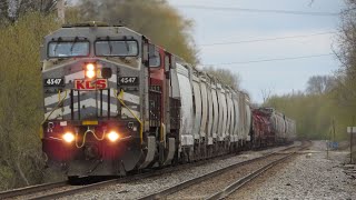 KCSM Grey Ghost Leads CPKC 255 At Columbus, WI + CPKC 248 Railfanning The CPKC Watertown Sub