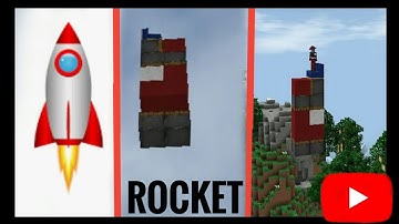 how to make rocket 🚀 in mini block craft
