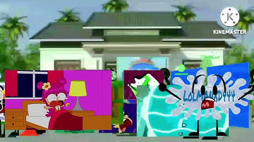 Everyone is screaming and running away from pibby and friends add round 7