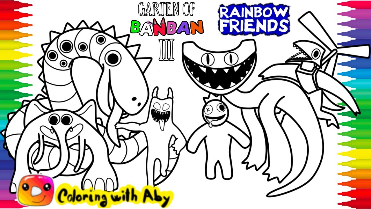 Unleash Creativity with Roblox Garten of Banban Chapter 2 Coloring Pages