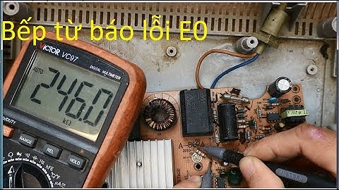 Bếp từ báo lỗi E0