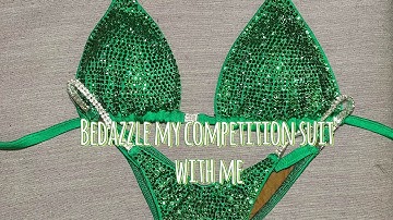 How I Bedazzled my NPC Bodybuilding Competition Suit