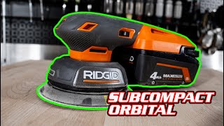 EASY OFF with the New RIDGID 18V Brushless 5" Orbital Sander [R870651]