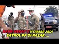 LAGI NYAMAR JADI SATPOL PP , MALAH KETEMU BENERAN SAMA SATPOL PP !! BAIM KENA TANGKEP KALI INI ..