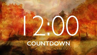 12 Minute Fall Leaves Timer with Relaxing Music and Alarm 🎵⏰