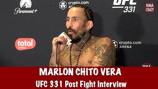 Chito Vera on TKO win over Charles Jourdain “I fought like my life depended on it” at UFC 331
