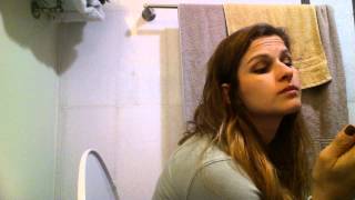 Girl Earnestly Talks To Siri On Toilet