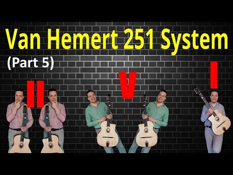 How to sound like a jazz guitar pro on 251's in no time! ('Van Hemert 251 System" part 4)