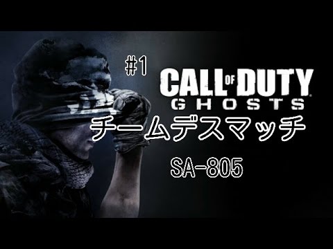 #1 Call of Duty Ghosts チームデスマッチ SA-805 【PS4】