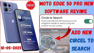 Moto Edge 50 Pro New Software Update Review 😍 | New Circle to Search 😍 #moto #motoedge50pro #update