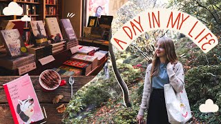 Autumnal reading vlog 📖🍁 book shopping, gardens, cafe coziness ~