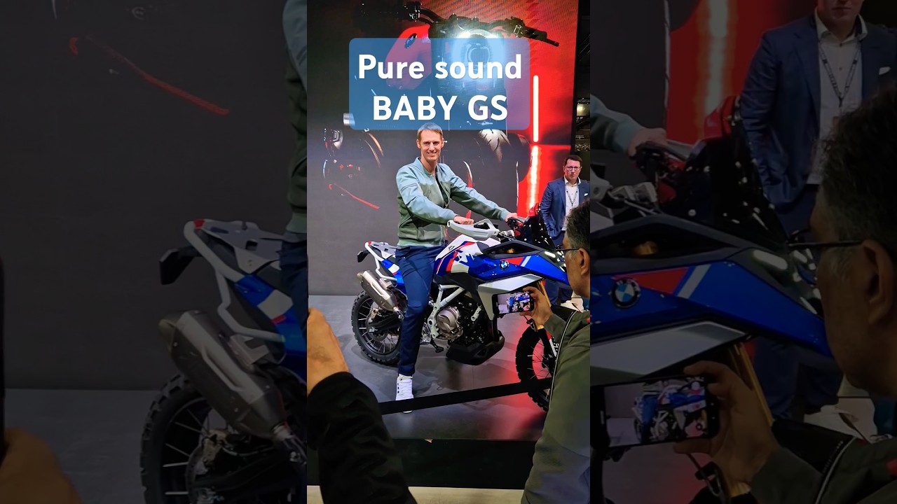 The sound of NEW BMW F450 GS 