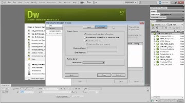 2.1 Defining a Dreamweaver Site