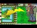 1 Cob Cannon vs Snow Pea vs Gatling Pea Plants vs Zombies