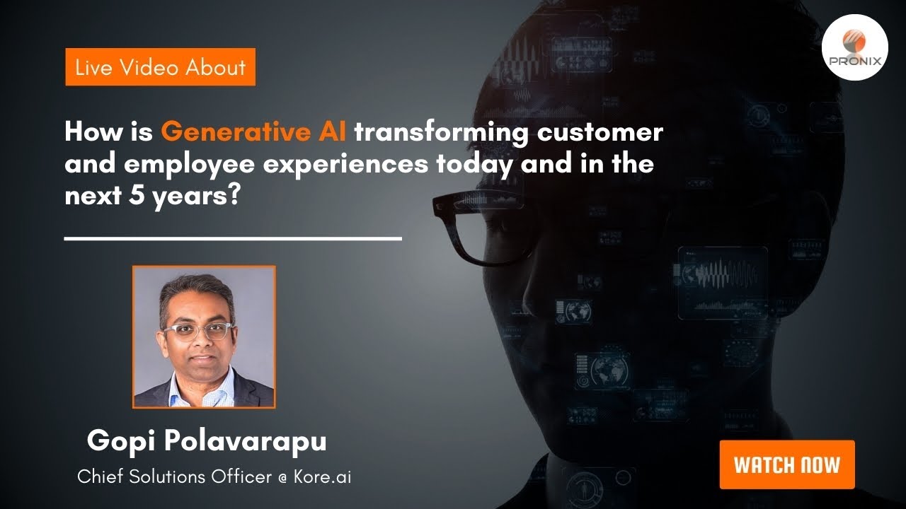 How is Generative AI transforming customer and employee experiences now and in the next 5 years?