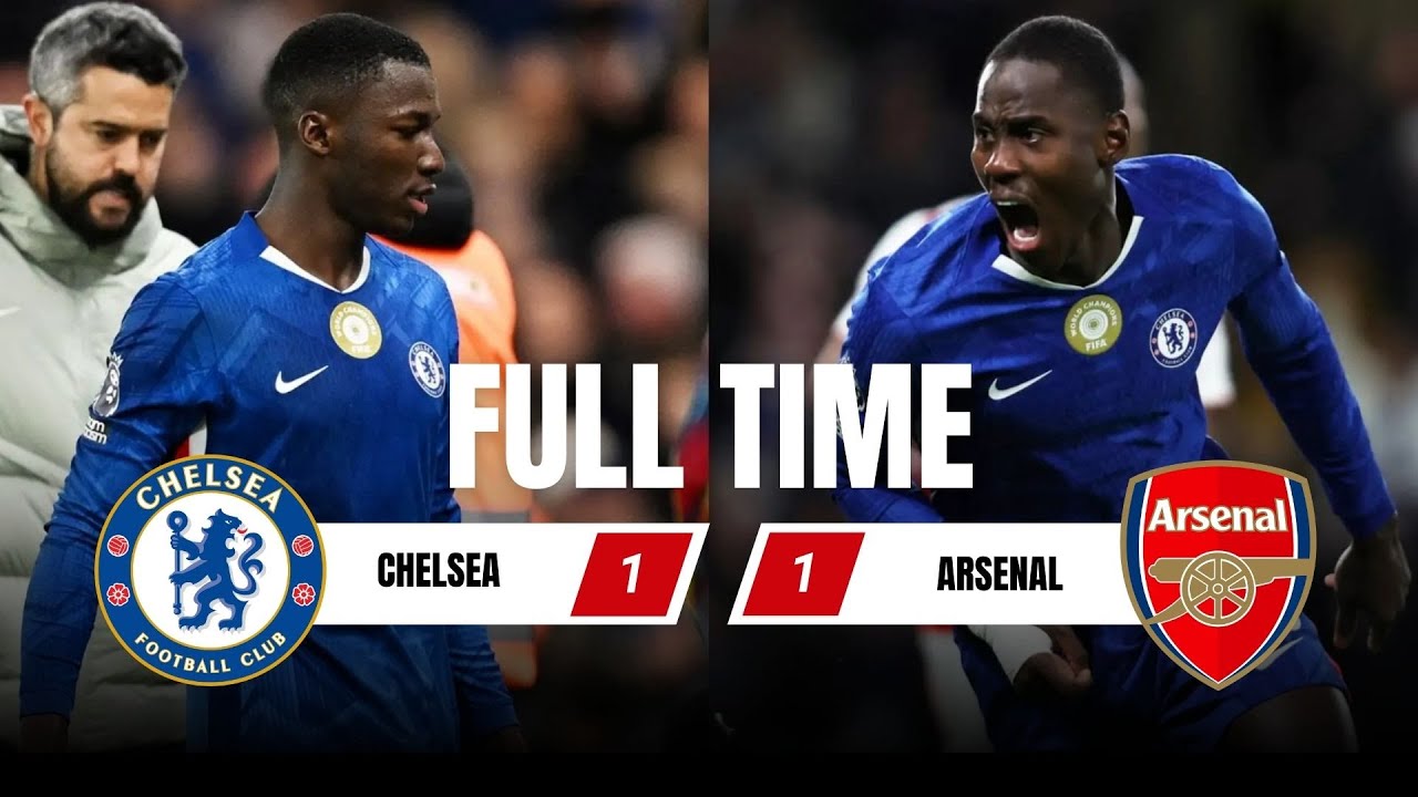 DERBY PANAS! CHELSEA vs ARSENAL 1-1 | HIGHLIGHTS, GOL CHALOBAH & MERINO, KARTU MERAH CAICEDO!