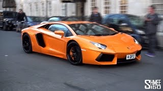 Lamborghini Aventador in Rare 'Arancio Atlas' Orange