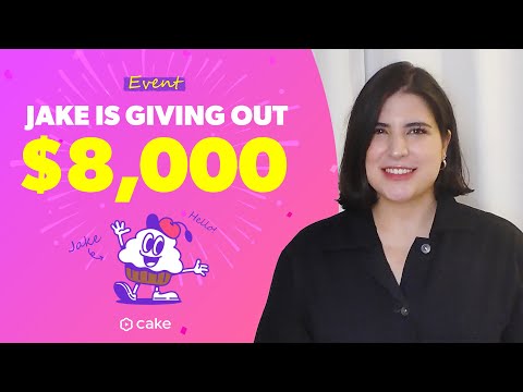 Get the chance to win cash prizes amounting to $8,000 with Jake - Get the chance to win cash prizes amounting to $8,000 with Jake