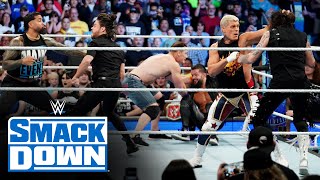 Knight, Cena, Rhodes & Uso brawl with Bloodline & Judgment Day!: SmackDown highlights, Oct. 6, 2023 screenshot 5