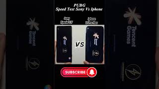 Iphone 13 Pro Max Vs Sony Xperia 1 IV Pubg Speed Test pubgspeed sonyxperia iphone youtubeshorts