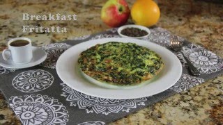 Chicken Sausage, Spinach & Cheese Breakfast Frittata