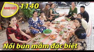 Nấu bún mắm theo cách làm bún nước lèo - Chúc mừng sinh nhật Xuyến - Nam Việt 1140