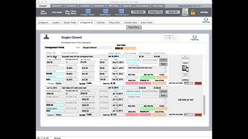 Consignment 3.0 v13 - Main Screen Consignment Tab