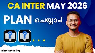 How To Clear CA INTER Exam May 2026? Study Strategy In Malayalam