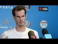 Andy Murray press conference - Hopman Cup 2015