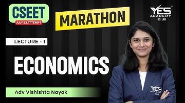 CSEET Economics MARATHON and Previous Years MCQs for July 23 | Adv Vishishta Nayak