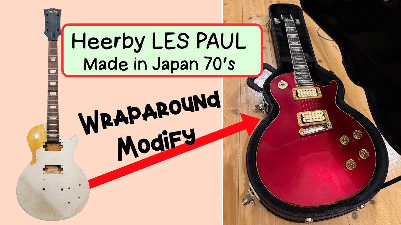 For Sale !! 】Heerby Les Paul MIJ 70's Wraparound Bridge Modify