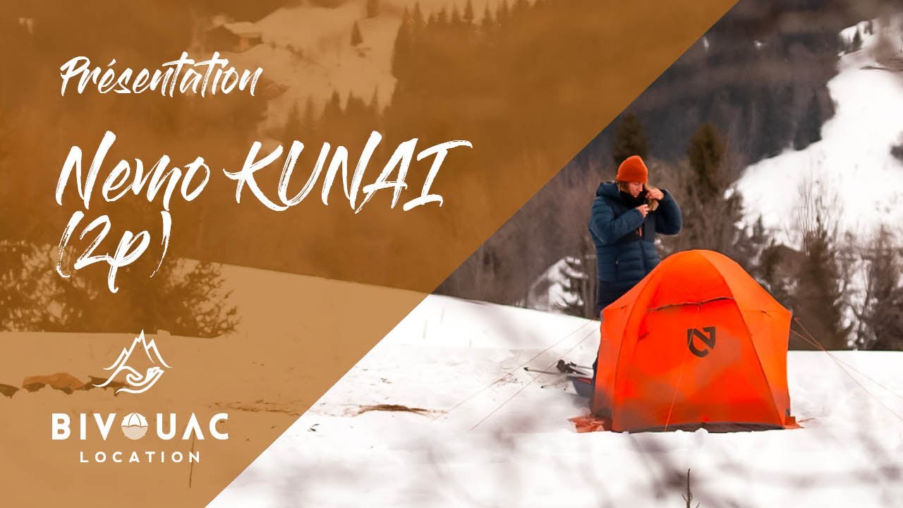 Présentation tente 4 saison Nemo Kunai 2p