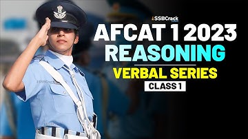 AFCAT 1 2023 Exam Reasoning 45 Days Crash Course - Verbal Series