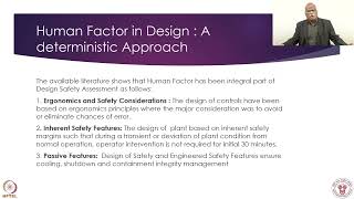 Week 8 : Lecture 37 : State of the Art in Human-Reliability