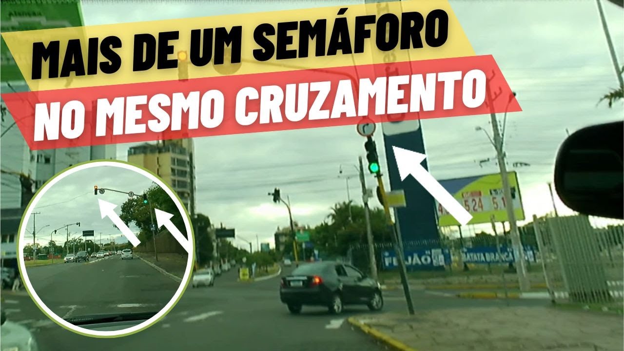 Mais de um semáforo no mesmo cruzamento, e agora?