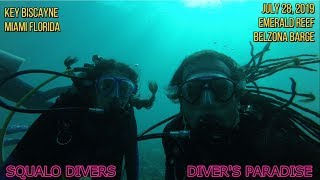 Scuba Diving in Key Biscayne (July 2019)