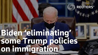 Biden signs executive orders to reverse Trump immigration policies