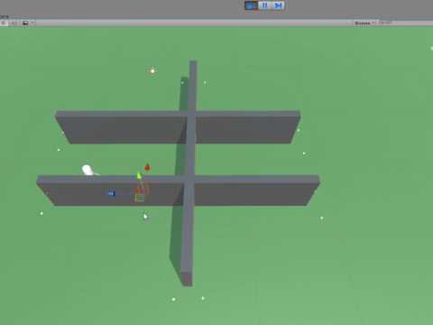 Unity Practice - AI Behavior (Seek, A* Path Finding, Obstacle Avoidance)