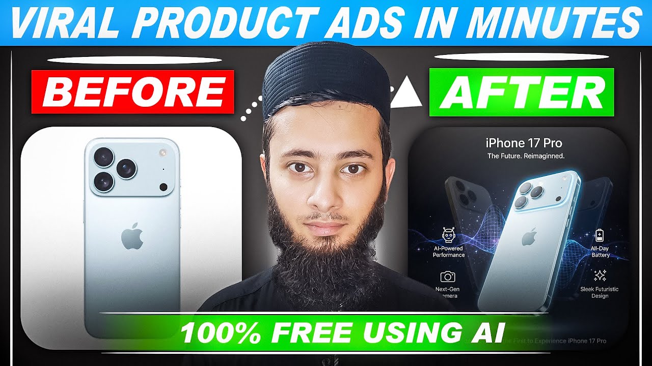 How to Create Viral Product Ads in Seconds with Google Nano Banana (Free Tutorial)