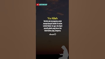 Ibadah Malam Lailatul Qodar 😊 | SUBSCRIBE | LIKE & AMIIN | #shorts #harapan #doa