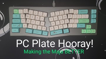 Vulcan x KBDfans Maja | PC Plate | L&F Banana Splits Sound Test