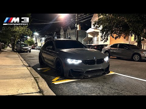 قيادة POV بسيارة F80 M3 لجلب الطعام في وقت متأخر من الليل (4K)